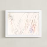 "Amidst the Chaos" - Art Print in Marshmallow by Morgan Kendall - Framed
