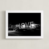"Lovelight" - Art Print in Black and White by AMANDA LOMAX - Framed