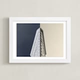 "Negative Space: New York Flatiron I" - Art Print in Slate by Jessica C Nugent - Framed