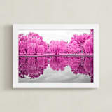 "pink season" - Art Print in Magenta by Deborah Chou - Framed