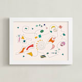 "Connections" - Art Print in Candy by Tatjana Koraksic - Framed