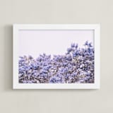 "Jacaranda in bloom" - Art Print in lavender by Owl and Toad - Framed