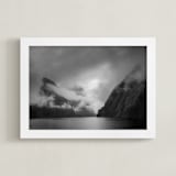 "The Path Ahead" - Art Print in Obsidian by Jason Derck - Framed