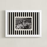 "Classically Striped: Landscape" - Framed Photo in Charcoal by Kercia Jane - Framed