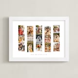 "Photo Strips: Framed Photo" - Framed Photo in White by Olivia Kanaley Inman - Framed
