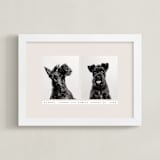 "Portrait Pair" - Framed Photo in Beige by Becky Nimoy - Framed