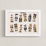 "Year Snapshots" - Framed Photo in Sand by Claudia Orengo - Framed