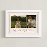 "Timeless Border: Landscape Framed Photo" - Framed Photo in Cherry by Brianne Larsen - Framed