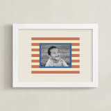 "Mat Striping: Landscape" - Framed Photo in Rust by Carrie Moradi - Framed