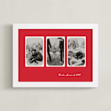 "Minimalist Vintage Frames" - Framed Photo in Holly Berry by Creo Study - Framed