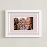 "Distant Border: Landscape" - Framed Photo in Blush by Angela Garrick - Framed