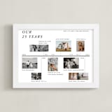 "Our Timeline" - Framed Photo in Cloud by Sumak Studio - Framed