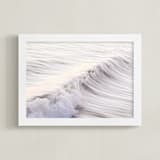 "Cayucos Soft Waves " - Art Print in Original Silver by Lisa Sundin - Framed