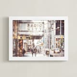 "Radio City Dream" - Art Print in Color by 1885 Atelier - Framed