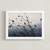 "sway" - Art Print in Dark Blue by lulu and isabelle - Framed