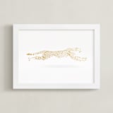 "Golden Gait" - Art Print in Gold Leaf by Andrew McClintock - Framed