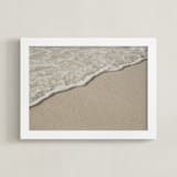 "A Kiss Upon" - Art Print in Natural by DENiSE CREW. - Framed