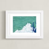 "Virginia in Paint" - Art Print in Virginia Green by Denise Wong - Framed