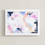 "mystic" - Art Print in Navy by Melanie Severin - Framed