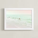 "Beloved Summer" - Art Print in Soothing Sea by Rega - Framed
