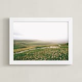 "Peak District No. 3" - Art Print in green by lulu and isabelle - Framed