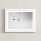 "through the fog" - Art Print in grey fog by Massimiliano Massimo Borelli - Framed
