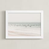 "Next To You In Malibu" - Art Print in Seascape Green by Summer Strauch - Framed