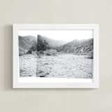 "desert diptych" - Art Print in black and white by Annie Clark - Framed