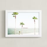 "White Hot" - Art Print in White Hot by Erin Beutel - Framed