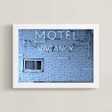 "No Vacancy" - Art Print in No Vacancy by Jonathan Brooks - Framed