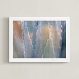 "Etched Two" - Art Print in Blue Agave by Owl and Toad - Framed