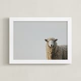 "Uncle Pumblechuck" - Art Print in Ivory by Amy Carroll - Framed