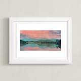 "Rose Water" - Art Print in Rose Water by Stephanie Goos Johnson - Framed