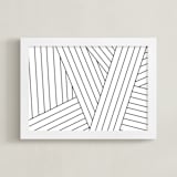 "Tension (Landscape)" - Art Print in Black and White by Jaime Derringer - Framed