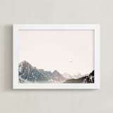 "Altitude" - Art Print in Stone by Heather Deffense - Framed