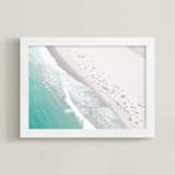 "Holidays" - Art Print in Ivory by Caroline Mint - Framed