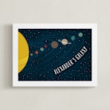 "Galaxy" - Personalized Art Print in Space by Heather Schertzer - Framed