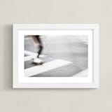 "Hollywood Skate" - Art Print in color by Kamala Nahas - Framed