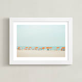 "Para Sol" - Art Print in Pale Mint Green by Irene Suchocki - Framed