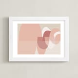"Land of Dreams" - Art Print in Cotton Candy Pink by Christina Flowers - Framed