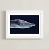 "Deep Blue" - Art Print in Steel Blue by Hollie Renner Photography - Framed
