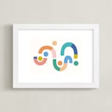 "Whatever path you choose make sure it's an interesting one" - Art Print in Jade Green by Pippa Shaw - Framed