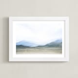 "Windy Day" - Art Print in Natural by Rebecca Rueth - Framed