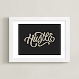 "Hustle" - Art Print in Street by Erin L. Wilson - Framed