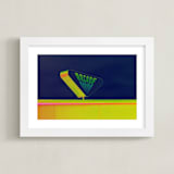 "Arcade" - Art Print in 80s Neon by Kaitlin Rebesco - Framed