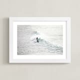 "Hat Day" - Art Print in Seafoam by Shannon Howard - Framed