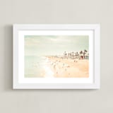 "Endless Summer" - Art Print in Sand by Shawna Urban - Framed