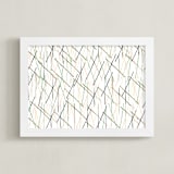 "Nature Woodland" - Art Print in Blush by Lisa Samartino Design - Framed