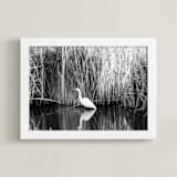 "Safe place" - Art Print in black and white by NSMARK - Framed