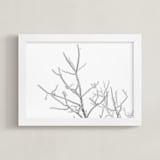 "Frost 4" - Art Print in black & white by Ardell McLennan - Framed